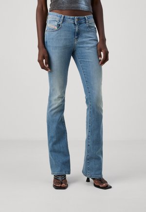 Flared Jeans - blue denim