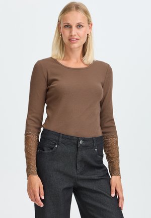Fransa, FRANSA FRHIZAMOND TEE 19 - Long sleeved top - rain drum
