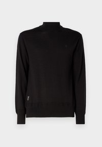 PREMIUM CORE TURTLE - Strikkegenser - black