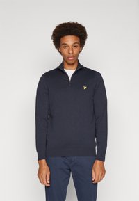 Lyle & Scott - QUARTER ZIP JUMPER - Strickpullover - dark navy Thumbnail-Bild 1