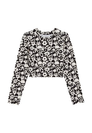WE Fashion Ilgarankovis viršutinės dalies drabužis - black