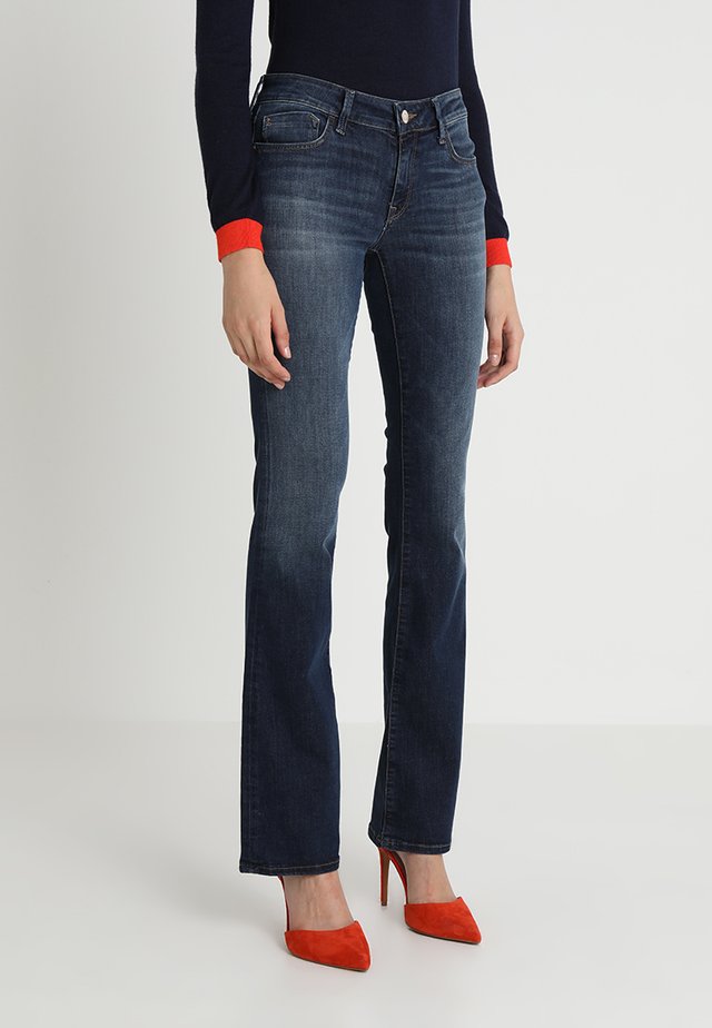 BELLA - Jean bootcut - dark indigo