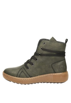 Lace-up ankle boots - groen