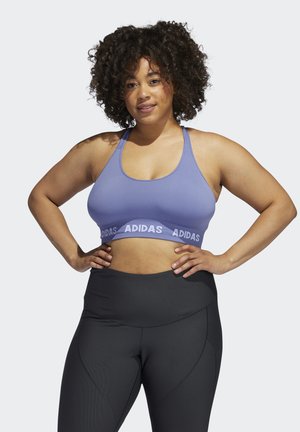 AEROKNIT PS TRAINING WORKOUT DESIGNED4TRAINING PRIMEGREEN SPORTS BRA LIGHT SUPPORT FITTED - Light support sports bra - orbit violet