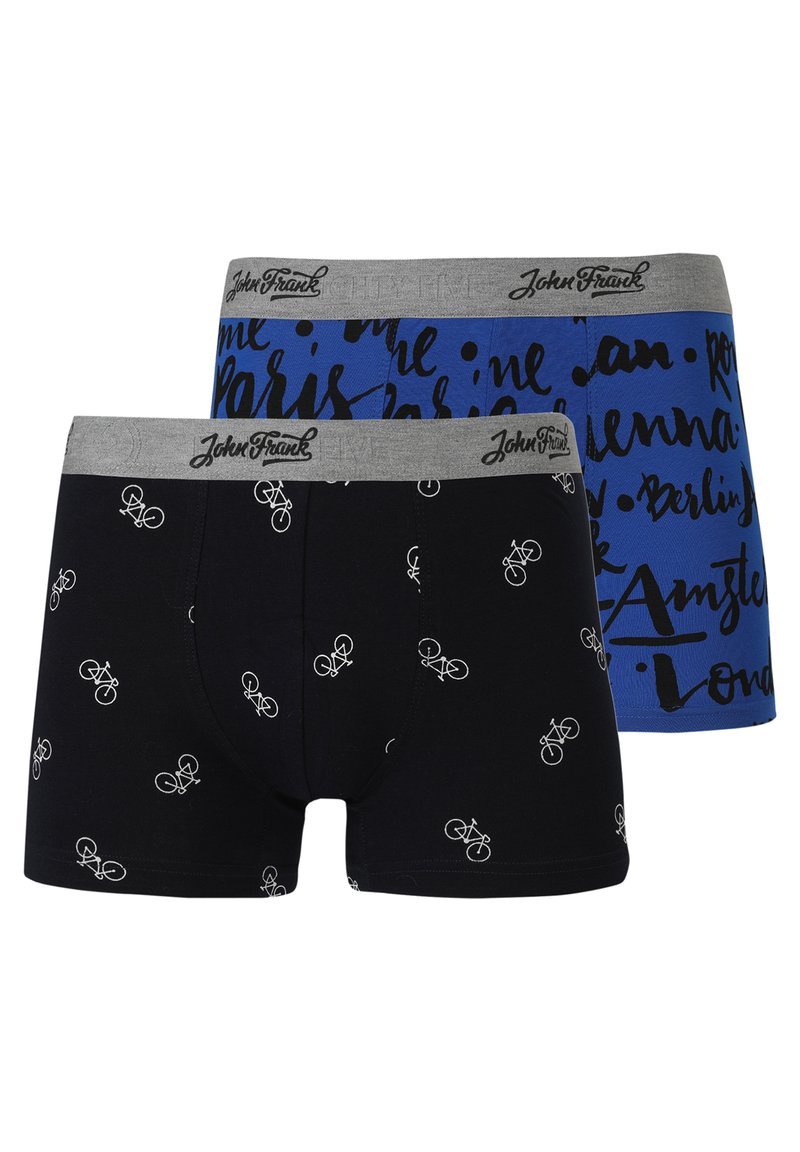 Herren Unterhosen | JOHN FRANK 2 PACK Boxershorts navy/blue/blau - VK94158 Herren Unterhosen | JOHN FRANK 2 PACK Boxershorts navy/blue/blau - VK94158