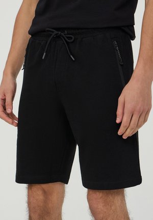 Terranova TECHNICAL BERMUDA WITH ZIP POCKETS - Pantaloni sportivi - nero