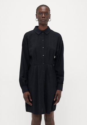 VMBELINE SHORT SHIRT DRESS - Skjortekjole - black
