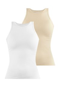 Normani 2 PACK - Top - beige weiß