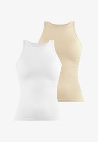 Unausgewählt, beige weiß