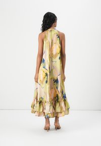 YAS YASSKYRA HALTER NECK LONG DRESS - Koktailové šaty/večierkové šaty - ecru