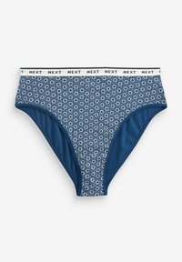 Next RICH LOGO KNICKERS 4 PACK - Slip - white blue geo print