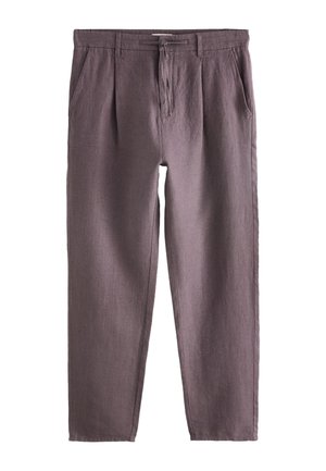 Next, TAPERED FIT - 100% LINEN - Püksid - mauve