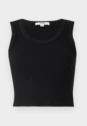 Agolde CROPPED POPPY TANK  - Top - black