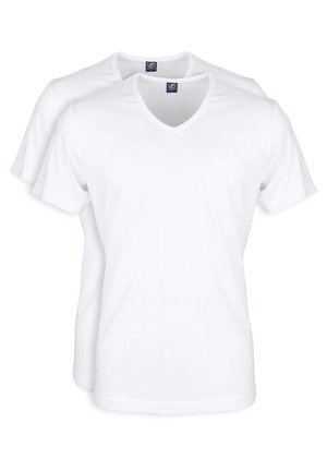 Suitable WEIẞ MIT V-AUSSCHNITT - MODELL VITA - 6ER PACK - Basic T-shirt - white