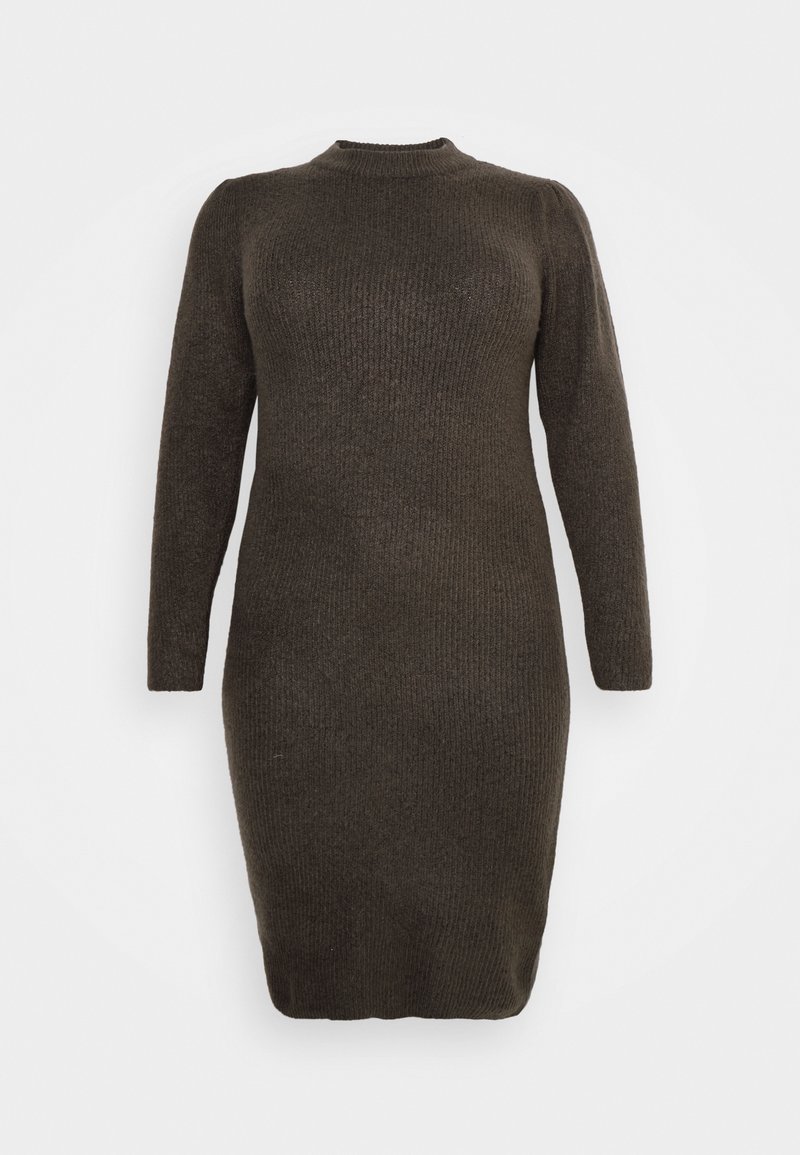 Pieces Curve Etui-jurk zwart