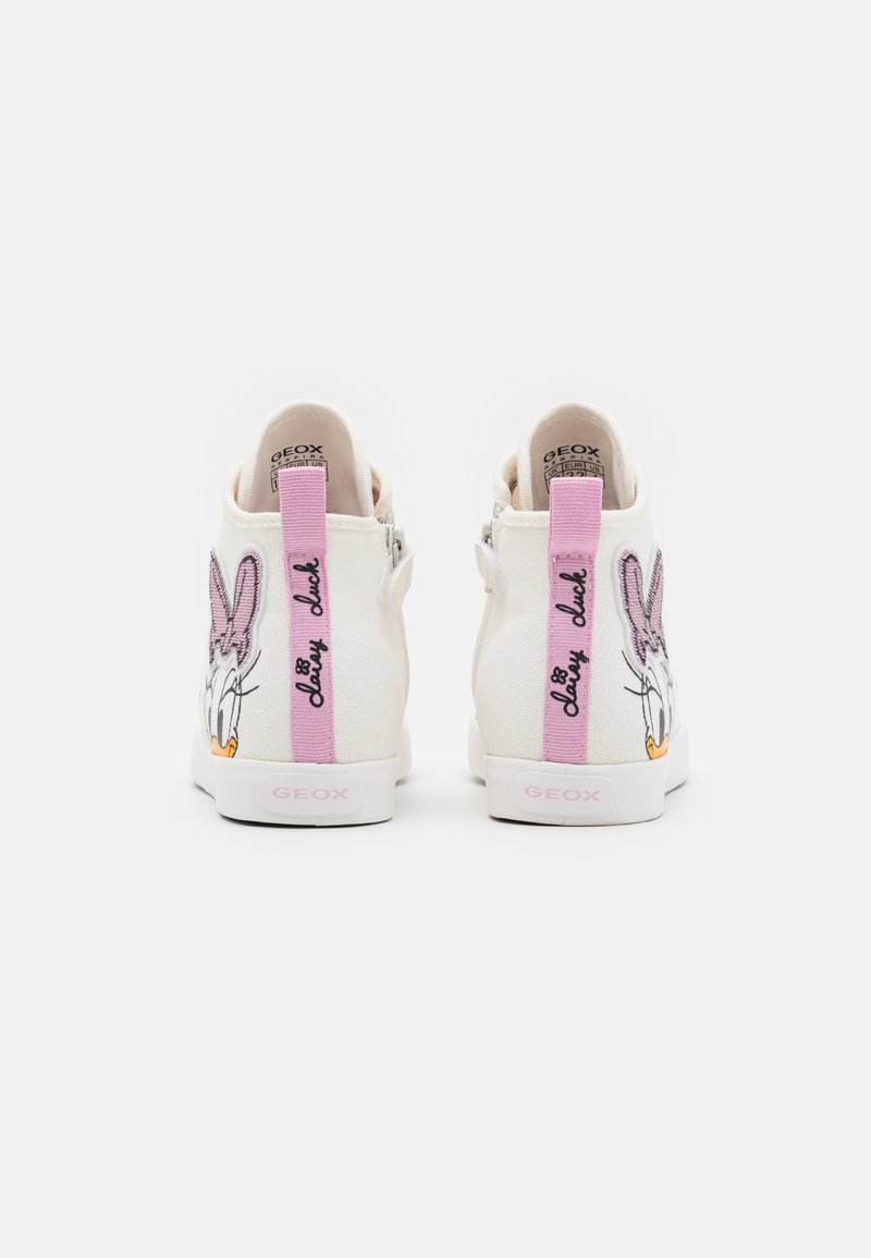 Kinder Sneaker low | Geox JR CIAK GIRL Sneaker high offwhite/pink/offwhite - LR15752 Kinder Sneaker low | Geox JR CIAK GIRL Sneaker high offwhite/pink/offwhite - LR15752