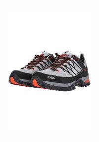 CMP RIGEL LOW TREKKING SHOES WP - Hikingsko - cemento nero
