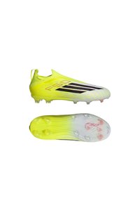 adidas Performance F50 ELITE LACELESS FIRM GROUND KIDS UNISEX - Μπότες ποδοσφαίρου για σταθερό έδαφος - team solar yellow 2/core black/lucid red