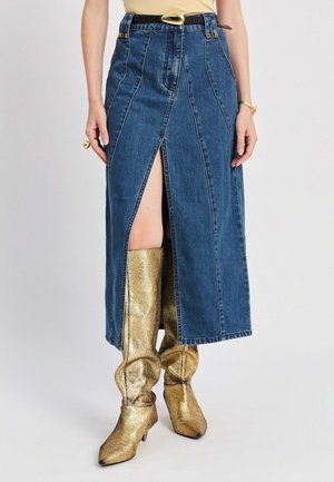 LAUREN  - Suknja A kroja - denim