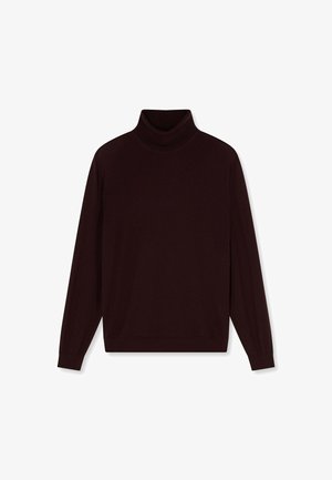 OLYMP, STRICK ROLLI-PULLOVER MERINO - Trui - bordeaux
