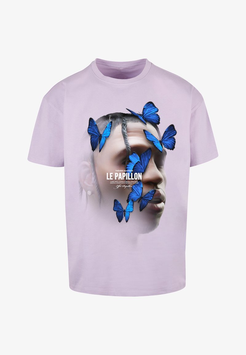 Upscale by Mister Tee LE PAPILLON OVERSIZE - T-Shirt print - lilac ...