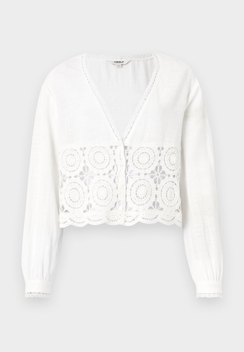 Only Overhemdblouse crème