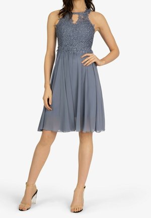 Cocktailklänning - blue-grey
