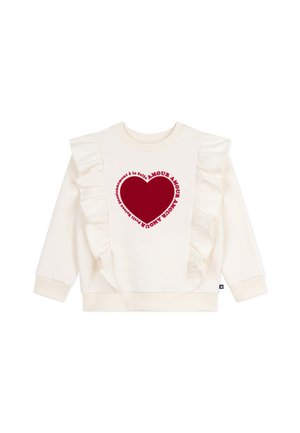 Petit Bateau MOLLETON - Sweatshirt - milk