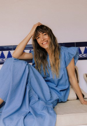 b.young BYKASHE - Bluse - ligth blue denim