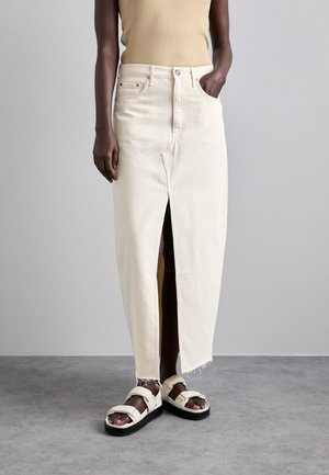 rag & bone AVERY SKIRT - Teksaseelik - ecru