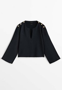 Massimo Dutti Strickpullover - dark blue