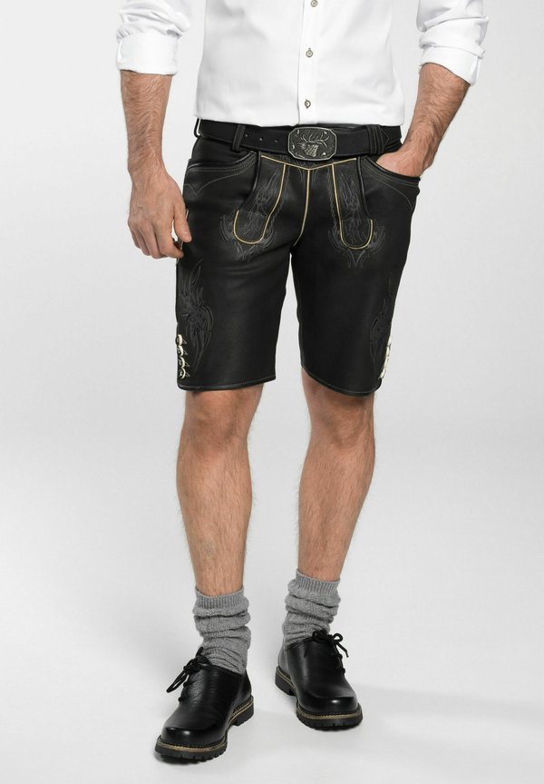 LEDERHOSE FULVIER - Lederhose - schwarz