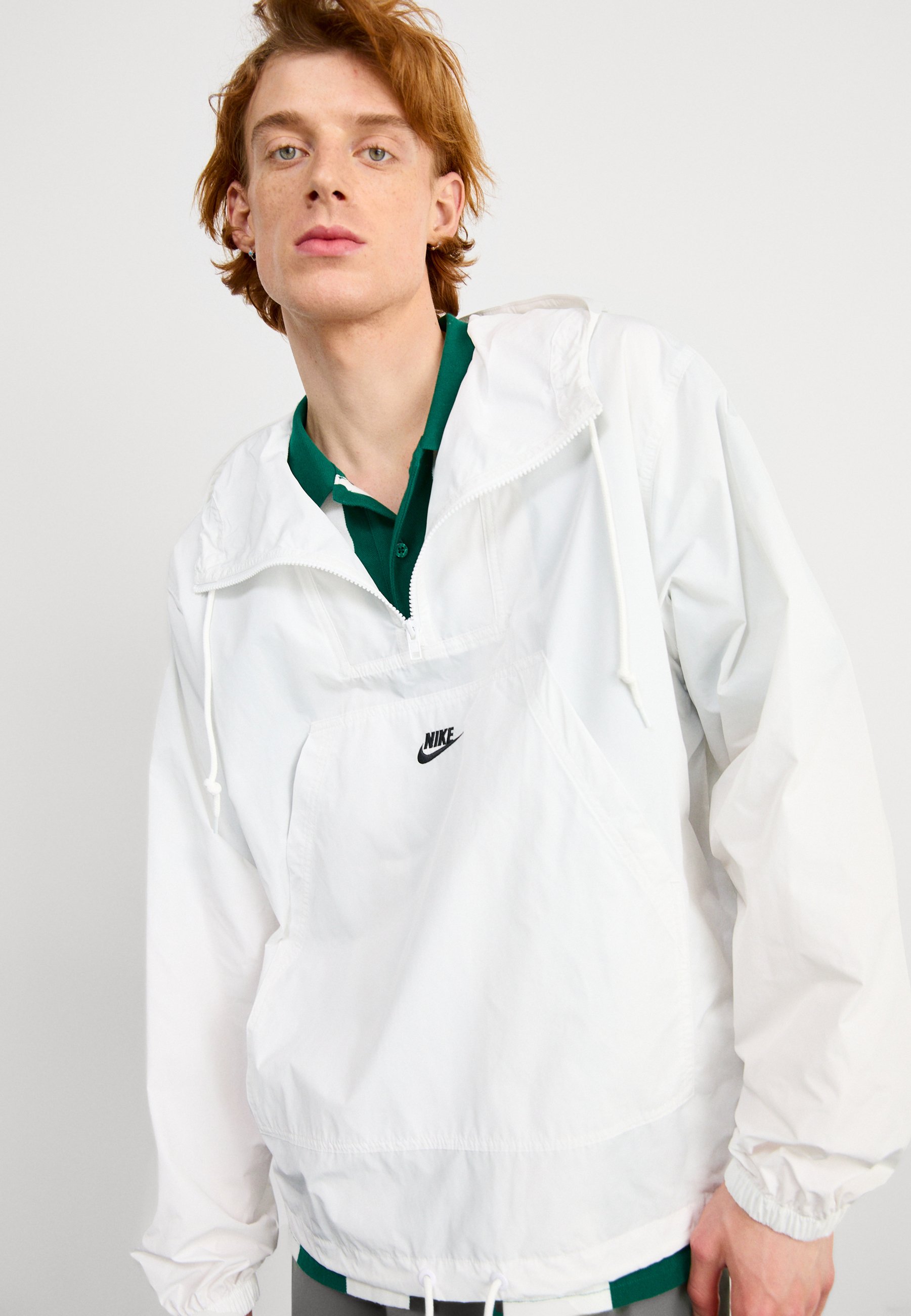 Nike Sportswear CLUB MARINA ANORAK - Windbreaker - white