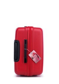 WITTCHEN LARGE SUITCASE WITH LUGGAGE TAG FROM ABS - Valise à roulettes - red