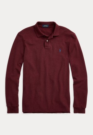 Polo Ralph Lauren, SLIM FIT LONG-SLEEVE POLO SHIRT - Top s dlhým rukávom - spring wine heather