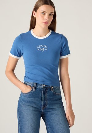 Levi's®, HAYES CROPPED TEE - Μπλουζάκι με στάμπα - blue