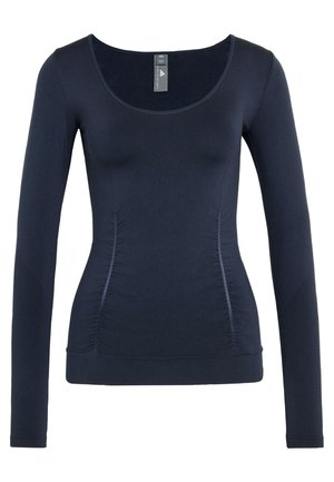 SEAMLESS YOGA - Long sleeved top - legend ink