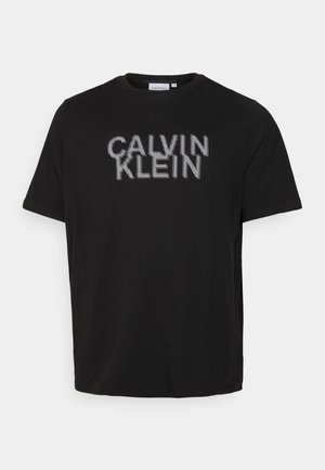 DISTORTED LOGO - T-shirt med print - black
