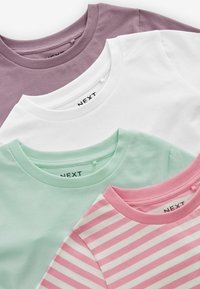 Next 4 PACK - Apdrukāts T-krekls - purple pink blue