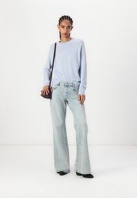 Samsøe Samsøe BOSTON O NECK - Pulover - pearl blue