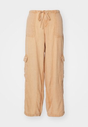 CRINKLE PANT - Kareiviško stiliaus kelnės - orange