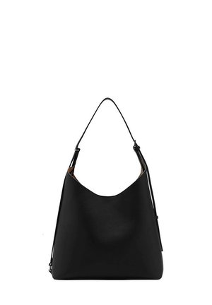 SHOPPER WITH BUCKLE - Tote bag - black