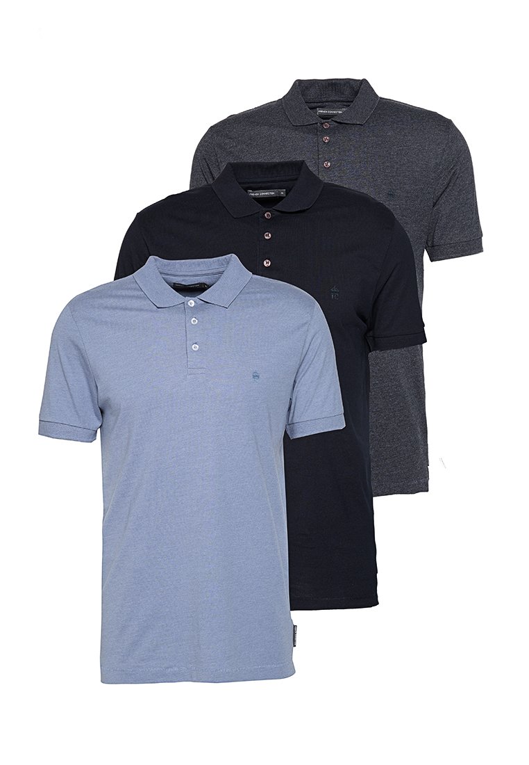 French Connection Poloshirt zwart-metallic French Connection Poloshirt zwart-metallic