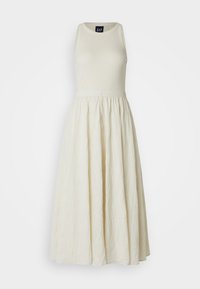 GAP CRINKLE MIXED MEDIA - Vestido informal - beige