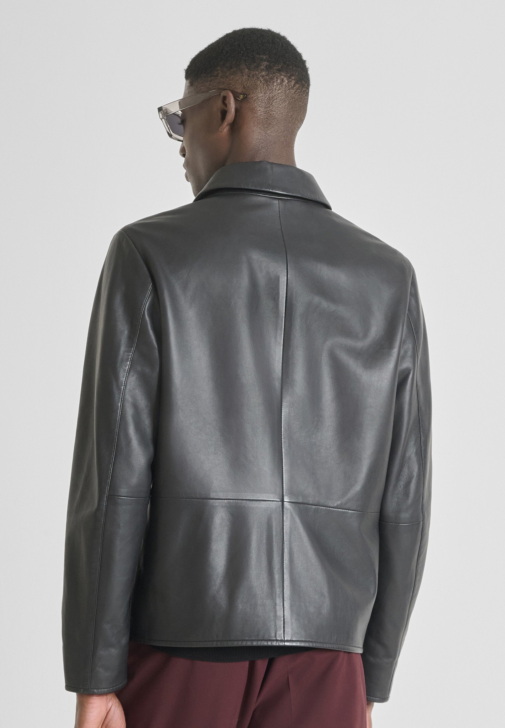 Antony Morato Leather jacket - black - Zalando