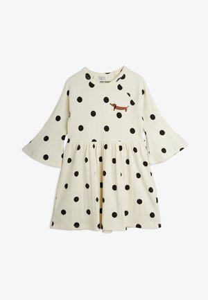 Mini Rodini, DOG TRUMPET SLEEVE - Vestito casual - offwhite