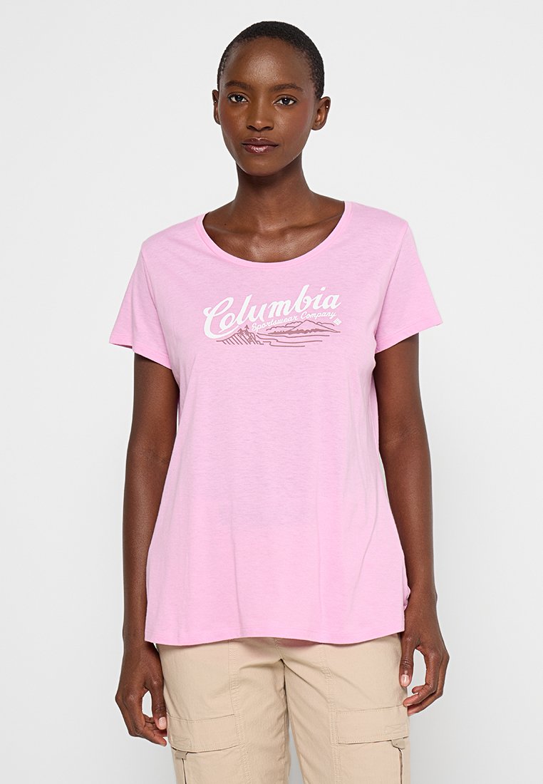 Columbia T-shirt print roze Columbia T-shirt print roze