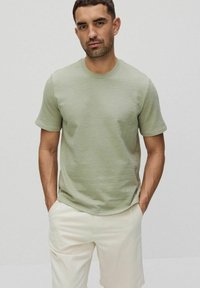 Dobber JEFF STRUCTURE - T-paita - light green