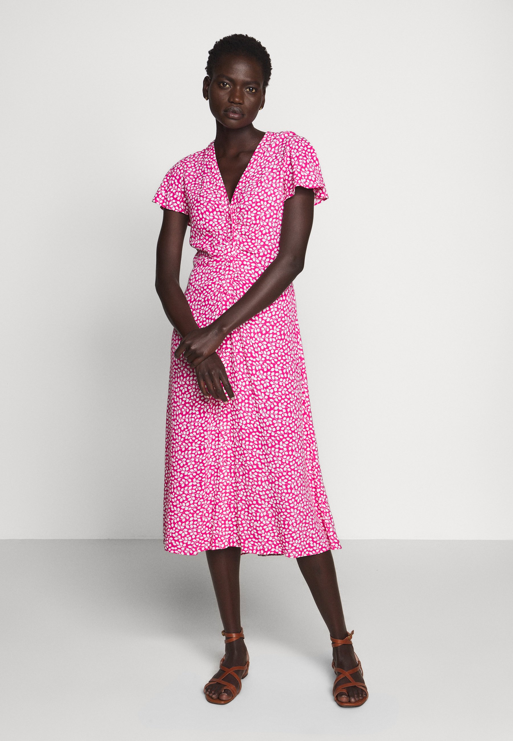 dvf pink dress