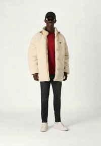 Tommy Jeans PUFFER  - Casaco de inverno - ancient white